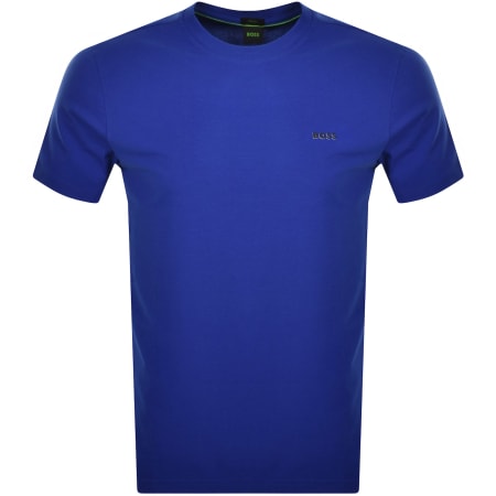 BOSS RELAXED PRINT - T-shirt con stampa - dark blue/blu scuro